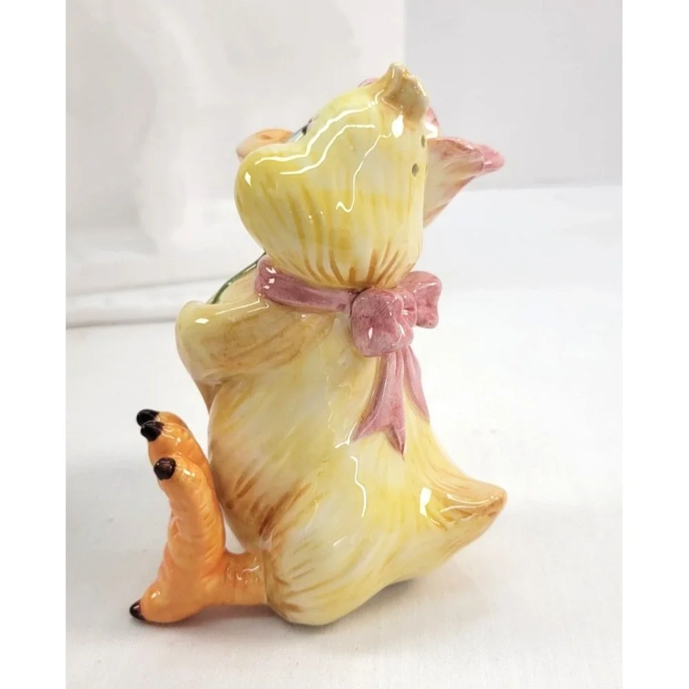 2003 Fitz And Floyd Eggscapades Chick and Bunny Salt & Pepper Shakers